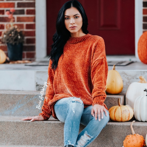 Bare Anthology Sweaters - Soft Chenille Sweater